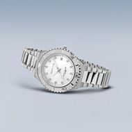 Foto de Reloj clásico acero y esfera blanca 36mm