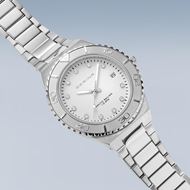 Foto de Reloj clásico acero y esfera blanca 36mm