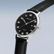 Foto de Reloj de titanio clásico negro 40mm 