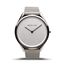 Picture of Reloj unisex ultra slim esfera y malla plateada 39mm