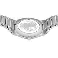 Foto de Reloj Classic plateado pulido, esfera tornasolada