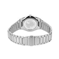 Foto de Reloj Classic plateado pulido, esfera tornasolada