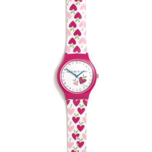 Foto de Reloj flip corazones con brillantes