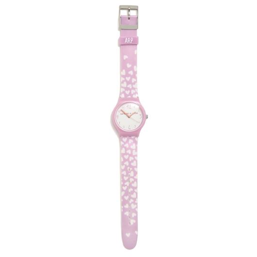 Picture of Reloj flip corazones lavanda