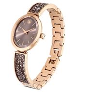 Foto de Reloj Crystal Rock Oval baño tono oro rosa