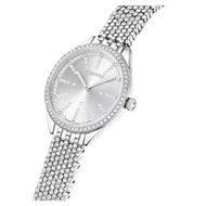 Foto de Reloj Attract con brazalete de metal y tono plateado