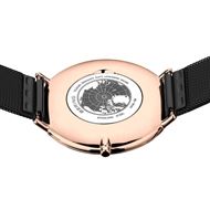 Foto de Reloj ultra slim negro caja rose 39mm