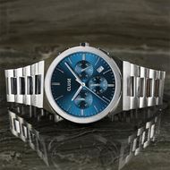 Foto de Reloj de hombre Vigoureux Chrono acero y azul