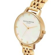 Foto de Reloj Olivia Burton esfera de nácar y brazalete de acero con baño dorado