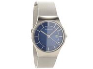 Foto de Reloj Classic minimalista unisex esfera azul 38mm