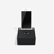 Foto de Soporte negro para teléfono y accesorios