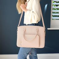 Foto de Bolsa para portátil rosa empolvado