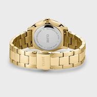 Foto de Reloj Cluse Fierce Petite Acero Ojo de Tigre, Color Oro