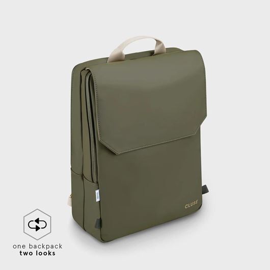 Picture of Mochila Reversible, Verde Musgo y Dorado