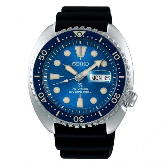 Foto de Reloj Seiko Prospex Save The Ocean Tortuga automático azul