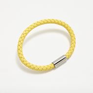 Foto de Pulsera Pertegaz cuero trenzado amarillo 