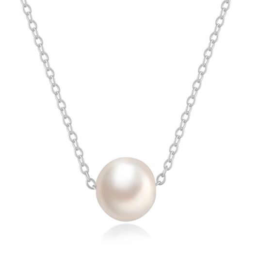 Picture of Collar de plata y perla barroca 8-9mm