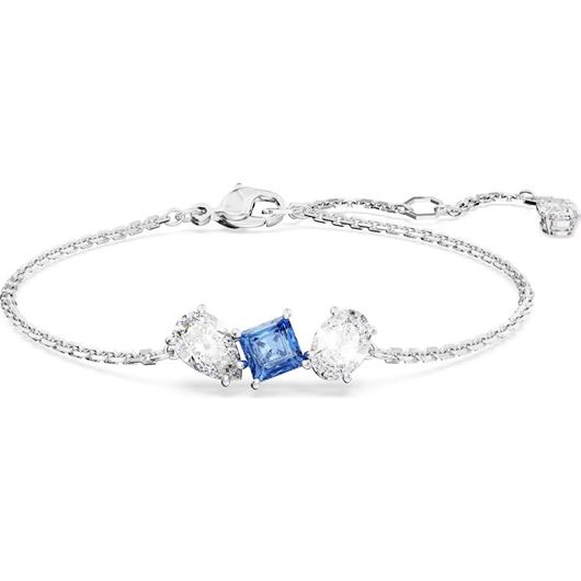 Picture of Pulsera Mesmera azul con baño rodio