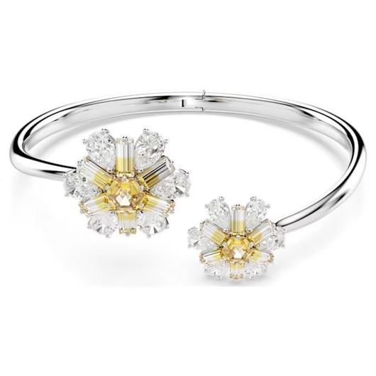 Foto de Pulsera brazalete Idyllia flor amarillo talla L