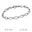 Picture of Pulsera de plata baño de rodio
