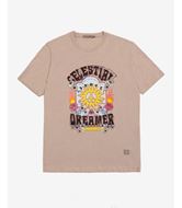 Foto de Camiseta taupé estampado Celestial Love