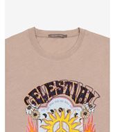 Foto de Camiseta taupé estampado Celestial Love