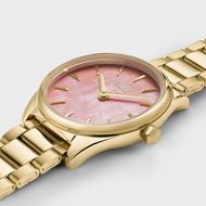 Foto de Reloj Féroce Mini dorado con esfera nacarada albaricoque
