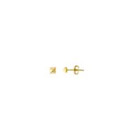 Picture of Pendientes tachuela piramide dorada midi