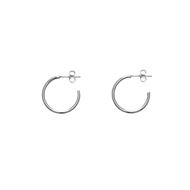 Foto de Pendientes aros de plata 15mm