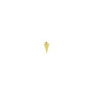 Foto de Charm Cono de plata baño de oro y esmalte amarillo