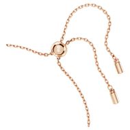 Picture of Pulsera Idyllia Trébol color blanco y baño tono rosa Talla M