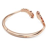 Foto de Brazalete Nice pluma color blanco y baño tono rosa