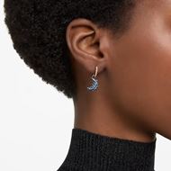Foto de Pendientes Luna multicolor con baño tono oro rosa