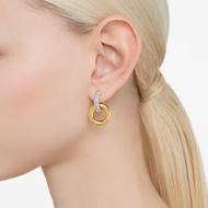Foto de Pendientes de aro Dextera baño tono oro