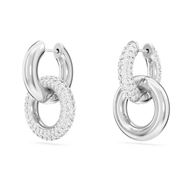 Picture of Pendientes de aro Dextera baño rodio