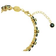 Foto de Pulsera Idyllia Clover verde con baño tono oro
