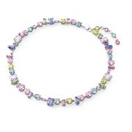 Picture of Gargantilla Gema multicolor con baño de rodio