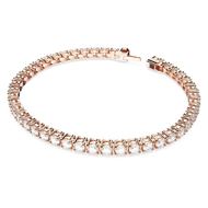 Foto de Pulsera Matrix estilo riviere talla M y baño tono rosa