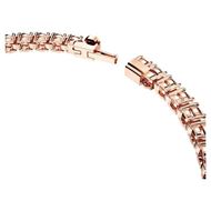 Foto de Pulsera Matrix estilo riviere talla M y baño tono rosa