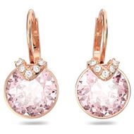 Picture of Pendientes Bella V color rosa y baño tono rosa