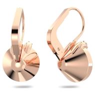 Picture of Pendientes Bella V color rosa y baño tono rosa