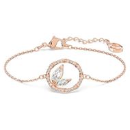 Picture of Pulsera Dellium Bambú color blanco y baño tono rosa