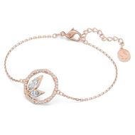 Picture of Pulsera Dellium Bambú color blanco y baño tono rosa