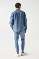 Foto de Sobrecamisa denim lavado regular fit