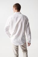 Picture of Camisa lino y algodón blanca