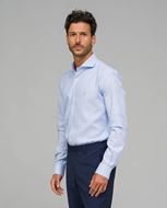 Foto de Camisa de vestir maquineta azul medio