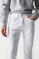 Picture of Pantalón vaquero blanco slim fit