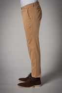 Picture of Pantalón gabardina elástico marrón Slim fit
