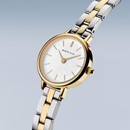 Foto de Reloj Classic mujer bicolor y esfera blanca