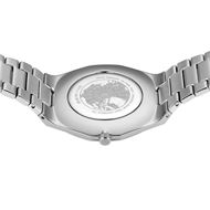 Foto de Reloj Classic hombre plateado y esfera azul